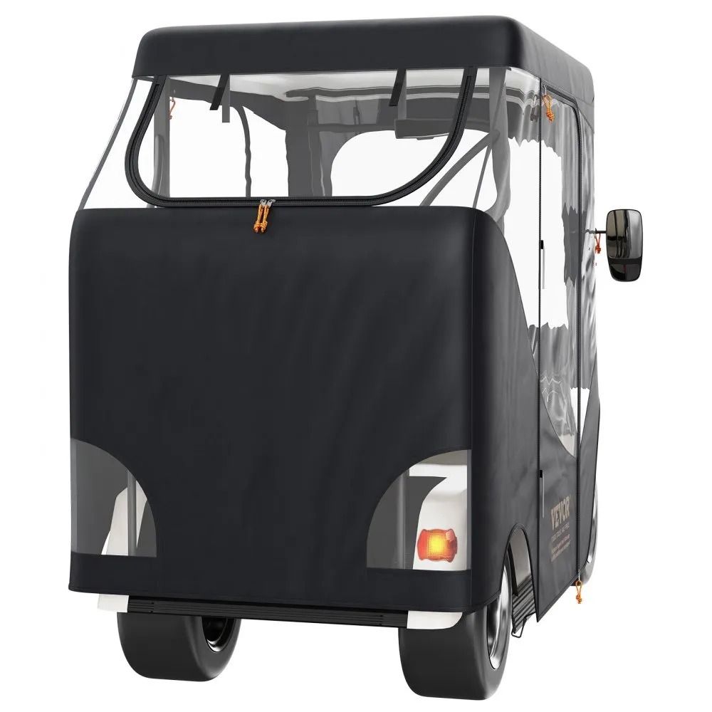 Universal Golf Cart Enclosure HeavyDuty Polyester Cover For Seater Club Car Sunproof And WeatherRes 9