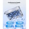 Stainless Steel Ice Maker Commercial Ice Maker Machine High Storage Freestanding Under Counter LED 2