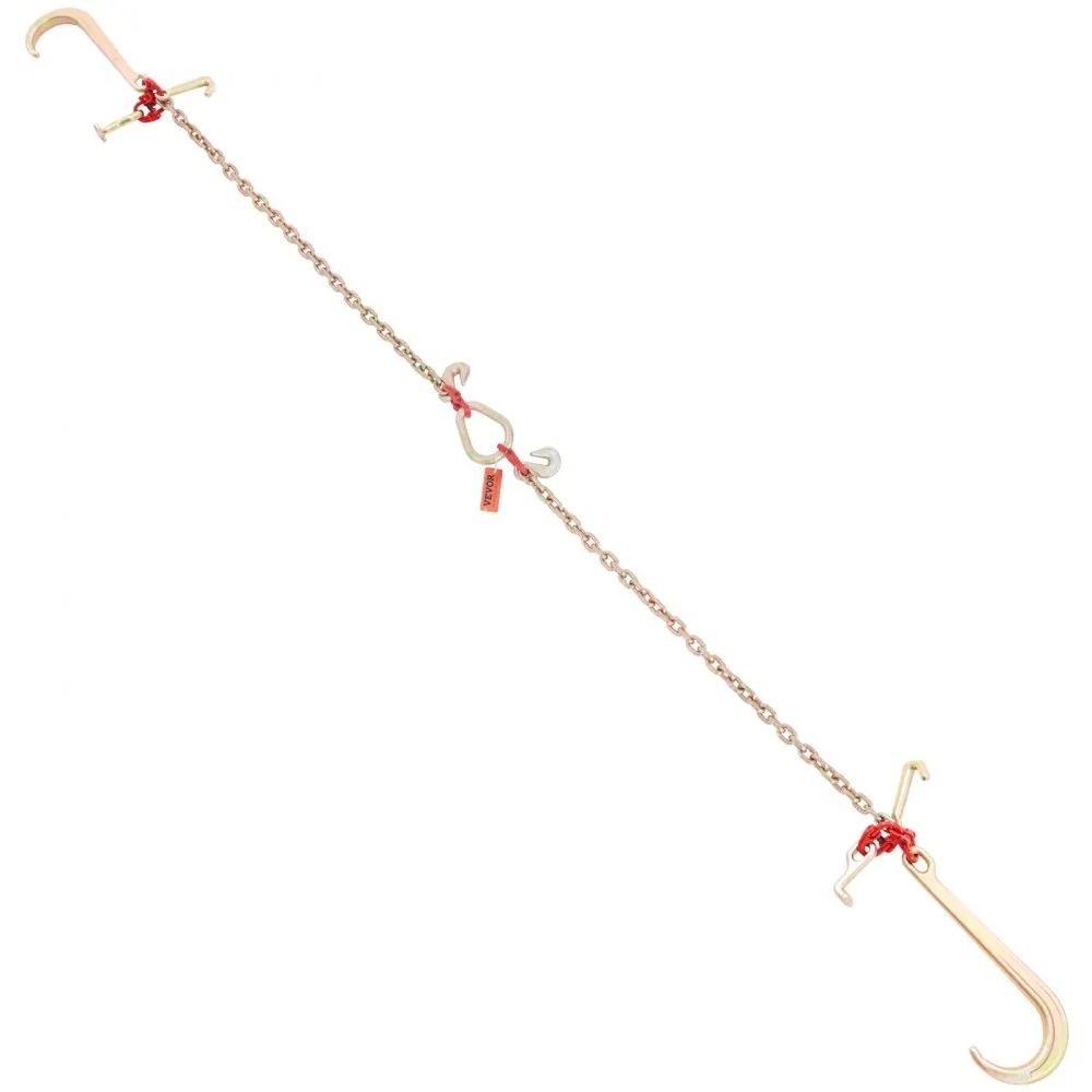 DOT Certified V Chain Bridle High Lbs Working Load Limit Tow Chain Galvanized Coating Manganese Ste