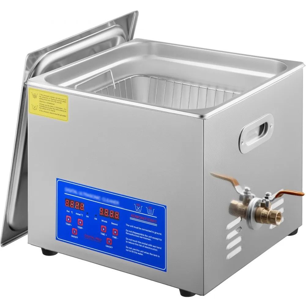 Professional Ultrasonic Cleaner Digital Timer And Heater Industrial Metal Parts Jewelry And Tool Cl 9