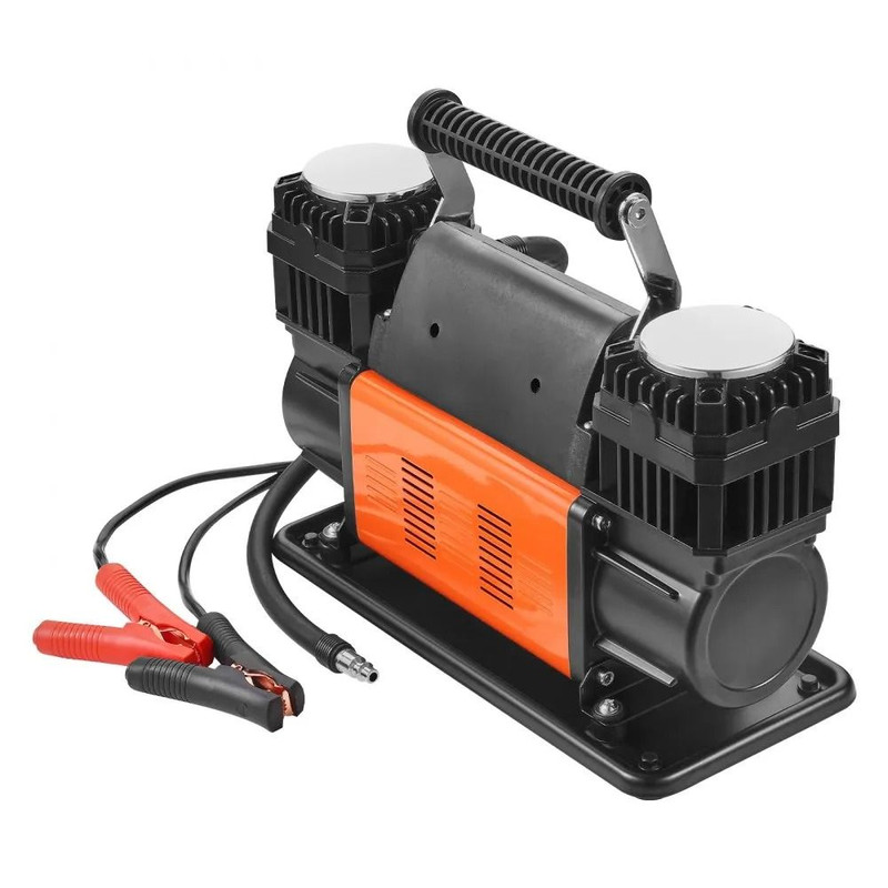 Dual Cylinder Portable Tire Inflator PSI Offroad Air Pump CFM Heavy Duty Air Compressor 9