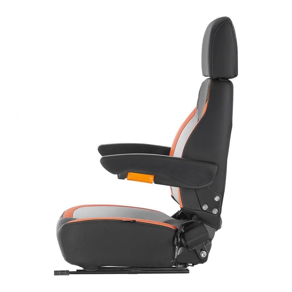 Tractor Seat With Adjustable Back Armrest Headrest And Safety Belt Secure Tractor Seat With Micro S