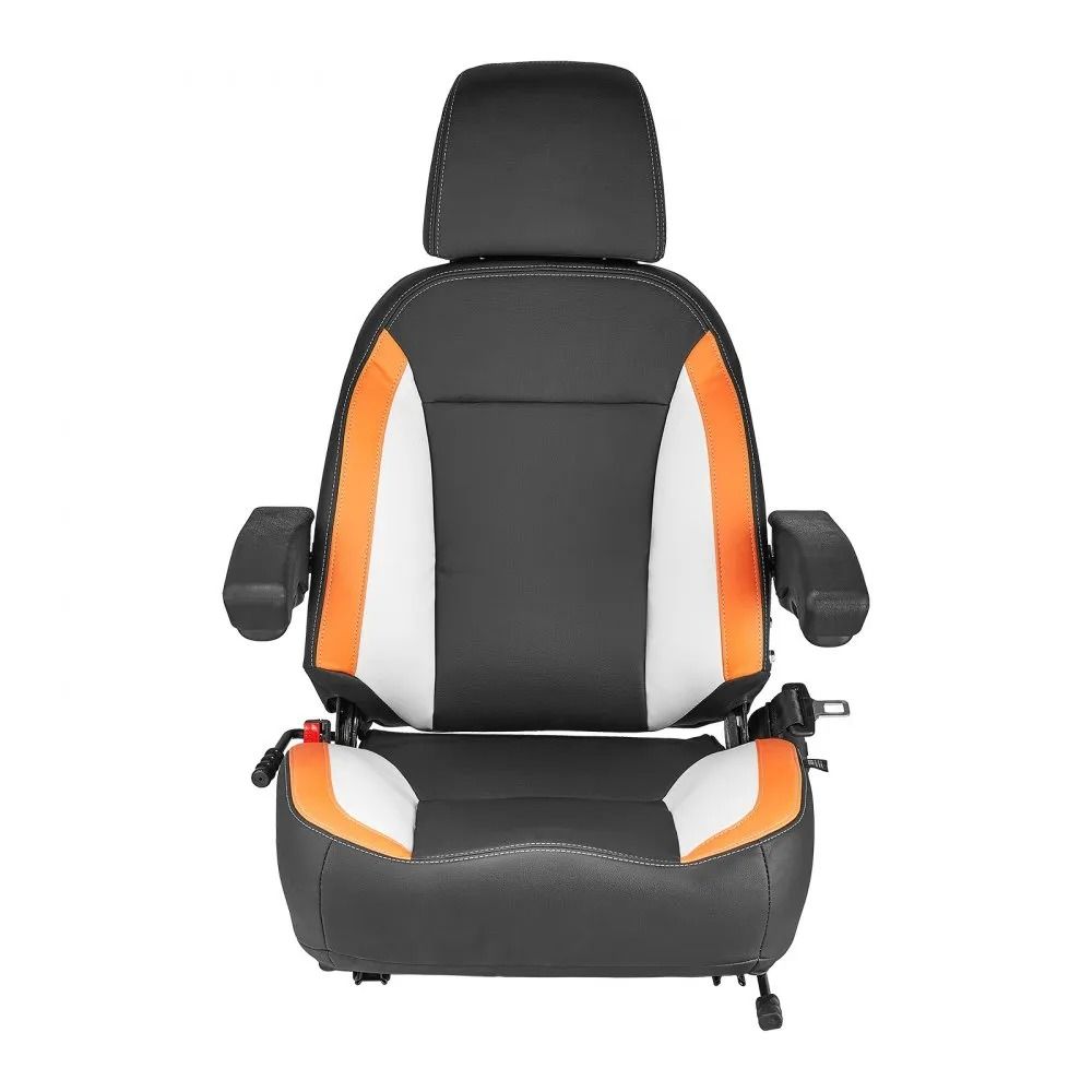 Tractor Seat With Adjustable Back Armrest Headrest And Safety Belt Secure Tractor Seat With Micro S