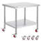 Heavy Duty Stainless Steel Work Table High LBS Load Commercial Prep Table Adjustable Shelf Levels R 0