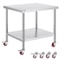 Heavy Duty Stainless Steel Work Table High LBS Load Commercial Prep Table Adjustable Shelf Levels R 0