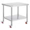 Heavy Duty Stainless Steel Work Table High LBS Load Commercial Prep Table Adjustable Shelf Levels R 10
