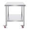 Heavy Duty Stainless Steel Work Table High LBS Load Commercial Prep Table Adjustable Shelf Levels R 7