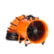 Heavy Duty Cylinder Fan With Duct Hose Portable Ventilator Strong Shop Exhaust Blower Industrial Ut 10