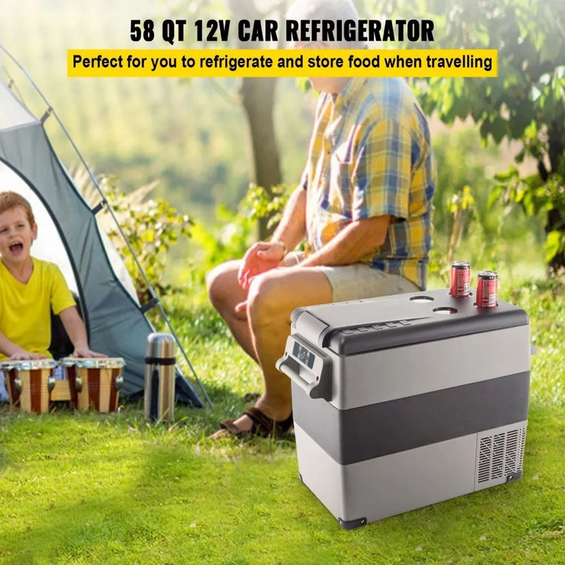 Dual Zone Portable Freezer Car Refrigerator Freezer Fridge Cooler With DC And AC Cooler 1