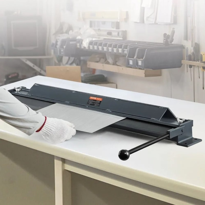 Sheet Metal Bending Brake Box And Pan Brake Portable Mini Metal Bender With Gauge Low Carbon Steel 6
