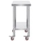 Heavy Duty Stainless Steel Work Table Food Prep Worktable Adjustable Height Levels High LBS Capacit