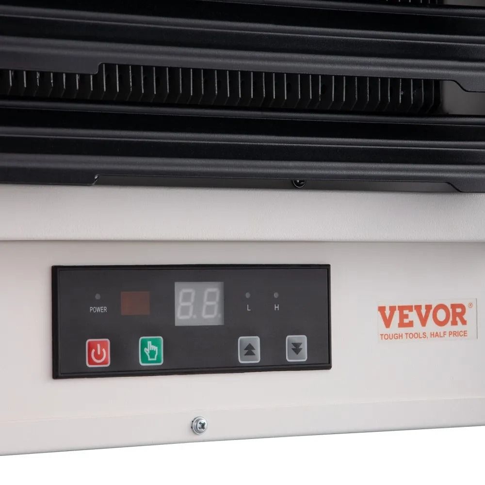 Digital Electric Garage Heater Wall Ceiling Mount Shop Heater Remote Control Overheat Protection Ha 7