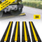 Heavy Duty Cable Protector Ramps Channel Rubber Cord Cover Speed Bump Driveway Hose Cable Ramp Prot 4