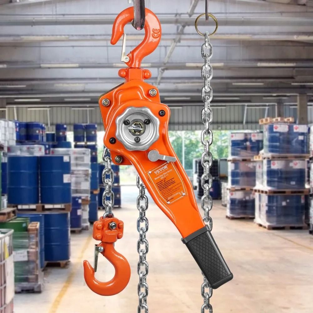 Manual Lever Chain Hoist Galvanized Carbon Steel High Lbs Capacity Weston Double Pawl Brake Auto Ch 6