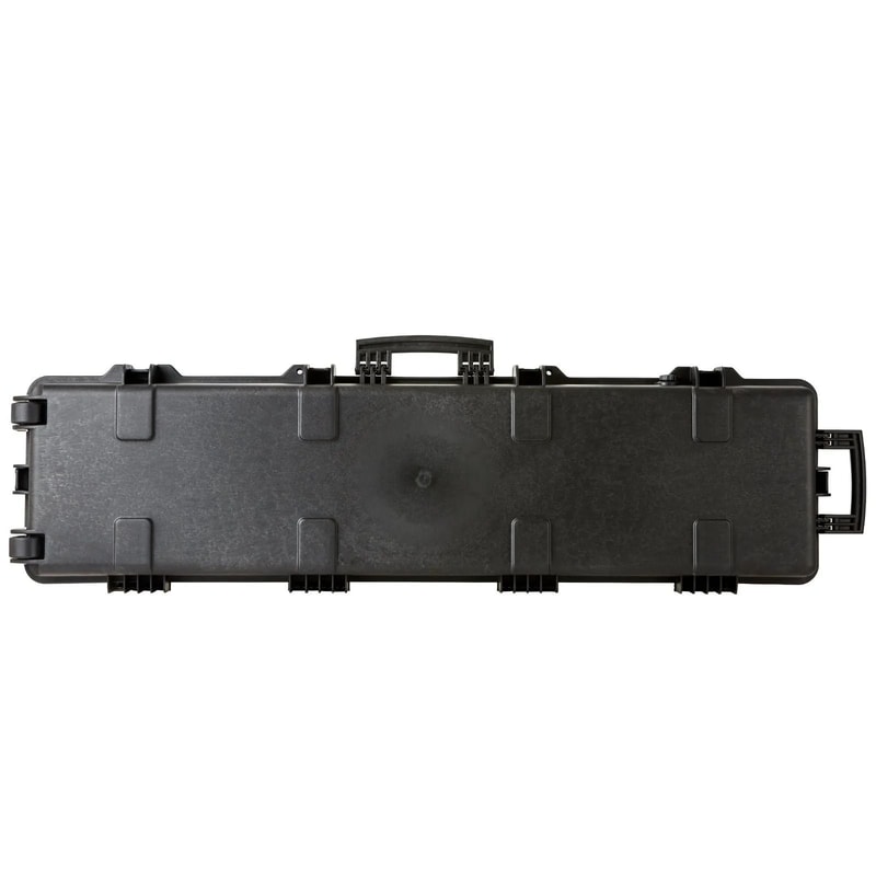 Waterproof Rifle Hard Case With Wheels Lockable TSA Approved Gun Case For 2 Rifles 8