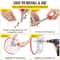 Adjustable Hole Saw Cutter Kit With Dust Shield For Clean Precision Cutting 6