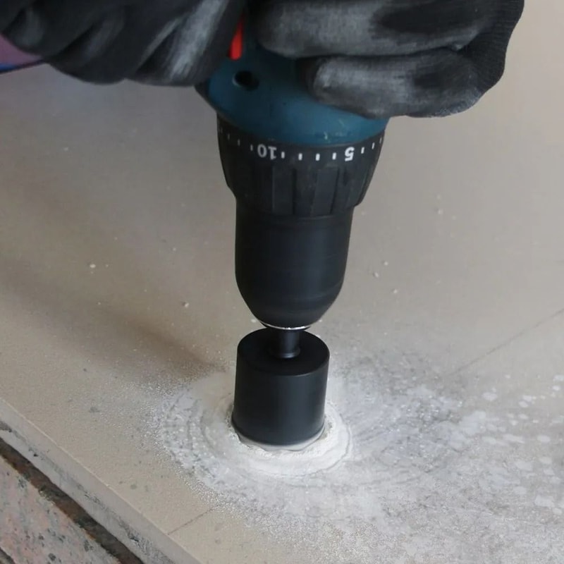 Diamond Core Drill Bit Set Heavy Duty Tile Hole Saw Kit With Case For Ceramic Marble Granite 7