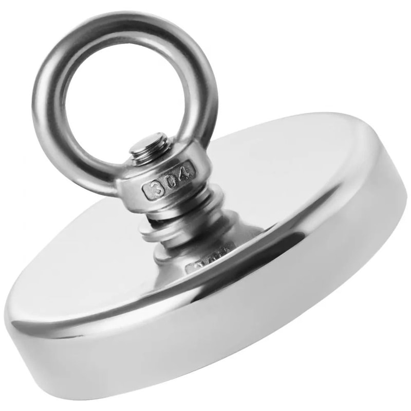 Fishing Magnet Kit With Rare Earth Neodymium Power For Treasure Hunting Metal Retrieval 8