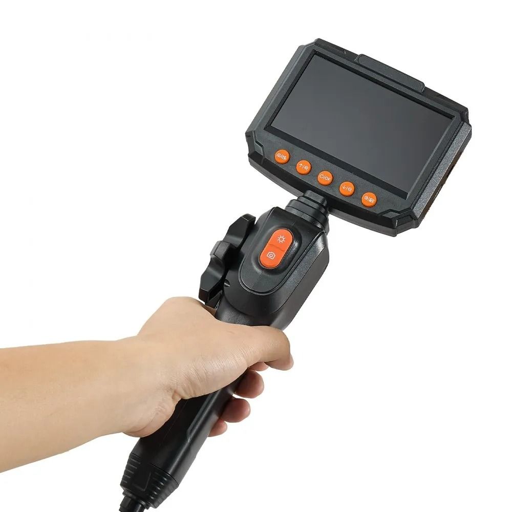 Articulating Borescope Camera With HD Screen Waterproof Inspection Probe 11