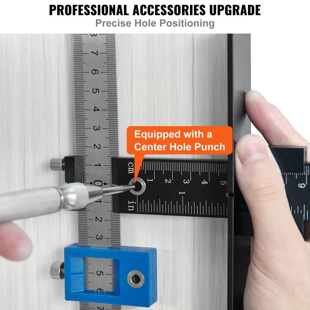 Adjustable Cabinet Hardware Jig For Drawer Pulls Handles Knob Installation 2