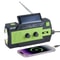 Solar Hand Crank Emergency Weather Radio With Power Bank And NOAA Alerts 0