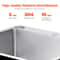 Kitchen Sink Workstation Stainless Steel DropIn Farmhouse Sink With Accessories 3