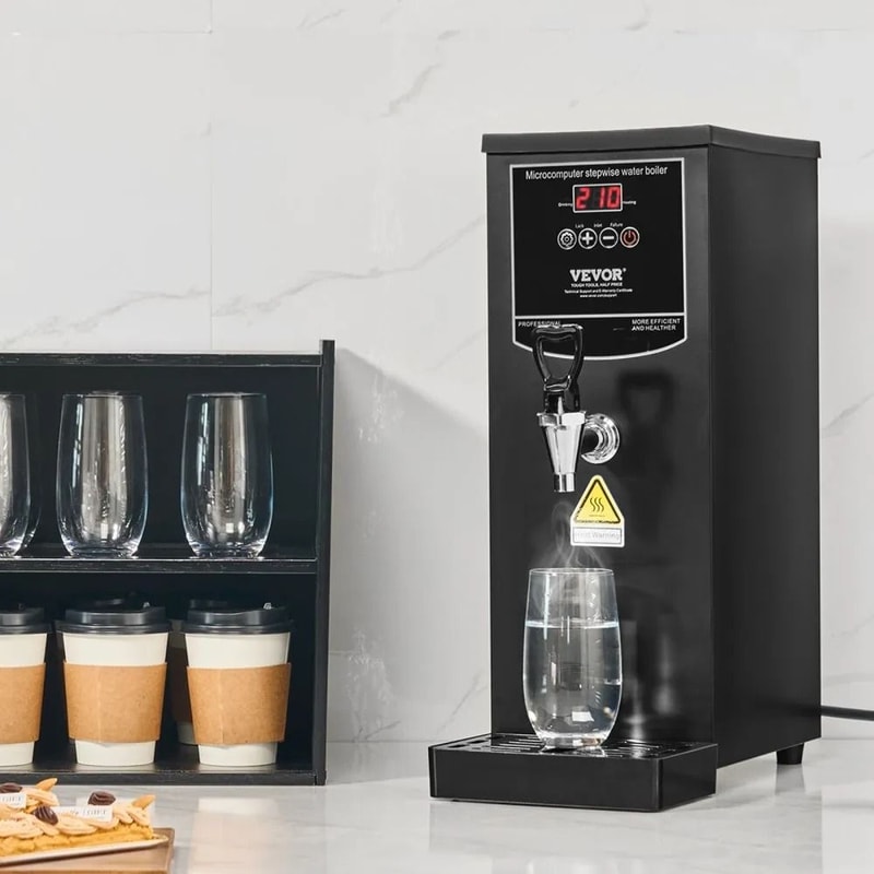 Commercial Water Boiler With Auto Refill Fast Heating Hot Water Dispenser 6