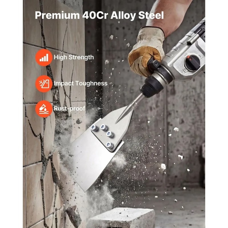 SDS Max Floor Scraper Chisel Bit For Tile Mortar Flooring Removal 3