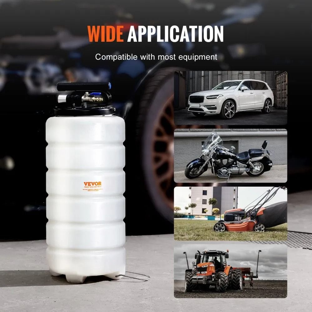 15L Fluid Extractor Pneumatic Manual Oil Extractor Pump For Fast Automotive Fluid Changes 1