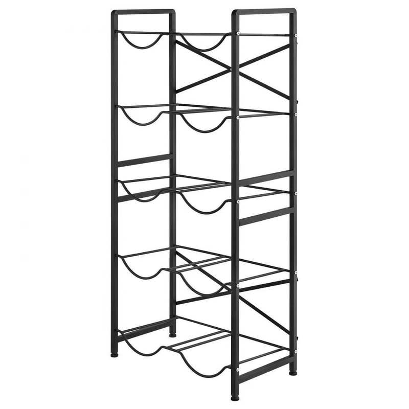 5 Tier Water Jug Holder For 10 Bottles Heavy Duty 5 Gallon Water Bottle Rack 10
