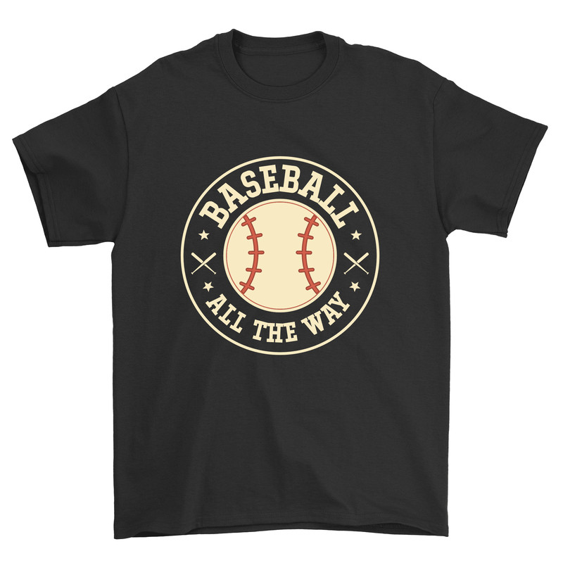 Baseball All The Way Graphic Design PNG Sublimation Instant Download 0