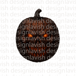horror creepy happy halloween pumpkin - digital sublimation