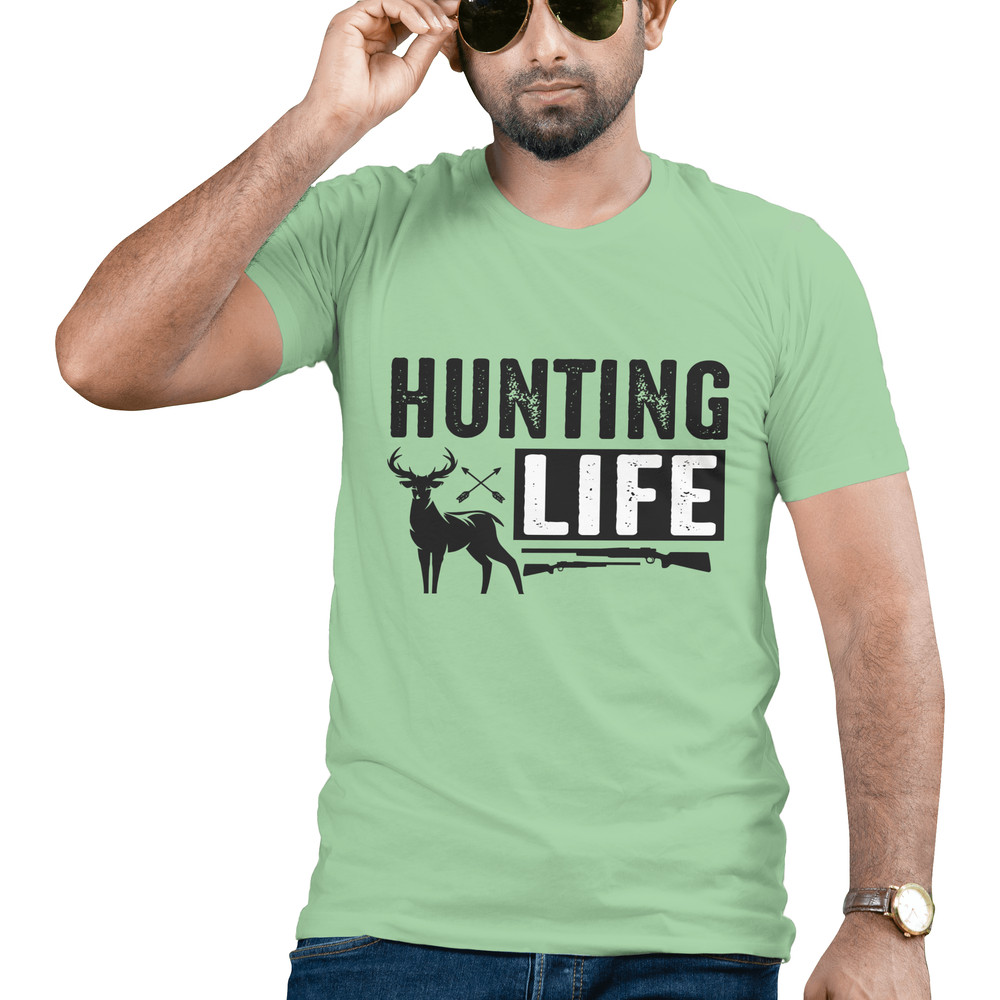 Hunting Life Bold Design Graphic Instant Download File 0