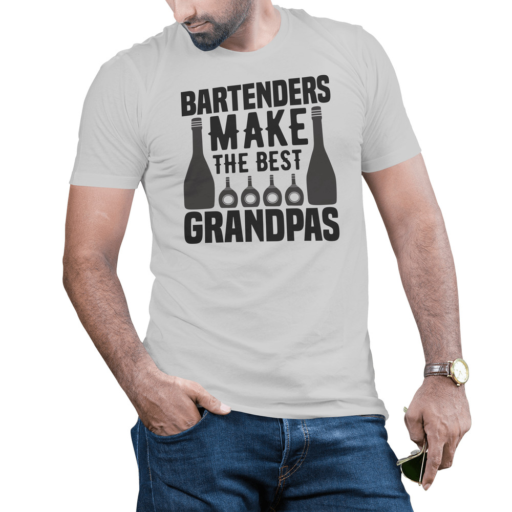 Bartenders Make The Best Grandpas Quote Tshirt Design Mug Design  PNG Sublimation 0