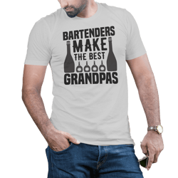 bartenders make the best grandpas quote t-shirt design, mug design , png sublimation