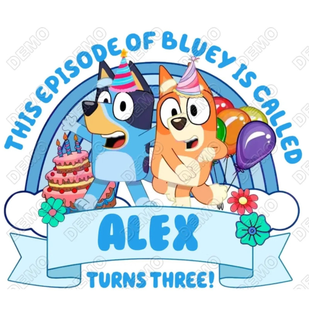 Personalized Bluey Birthday PNG The Episode Of Bluey Is Called Png Bluey Bingo Kallen Instant Downl 0