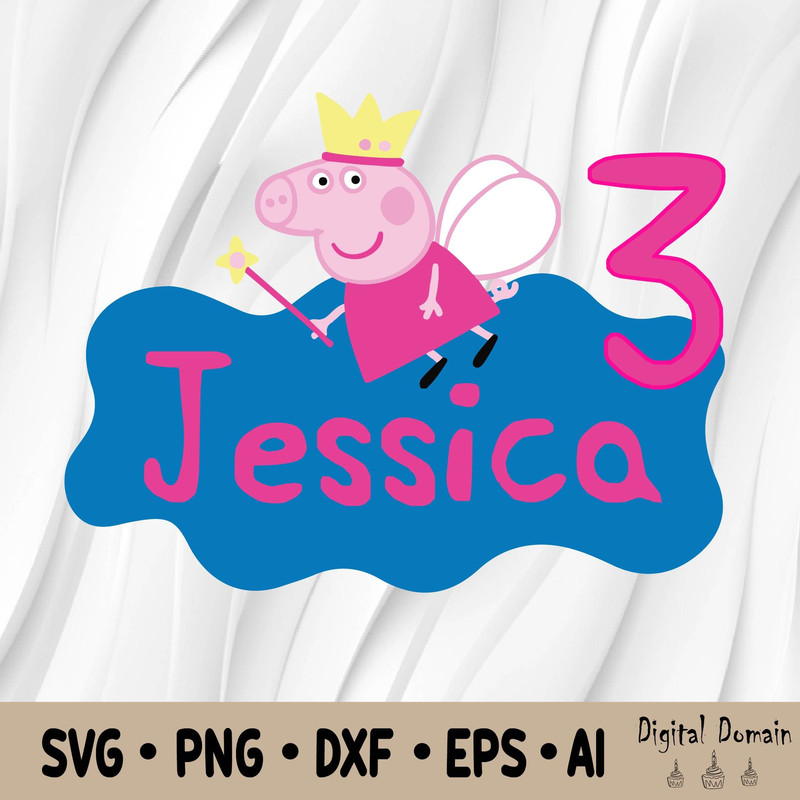 Personalized Peppa Pig Birthday Girl Svg Girl Peppa SvgFamily Birthday SvgPeppa Pig Funny Birthday 0