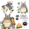 New Totoro My Neighbor Totoro Spirited Away Studio Ghibli Ghibli Totoro Cliparts Set Png 2