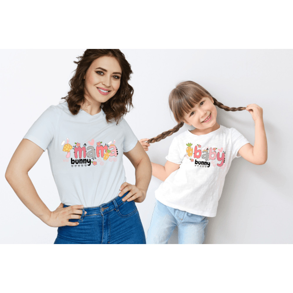 Baby Bunny Png  Mother Gift  Download  Flowers Png  Spring Mother  Easter Shirt 1