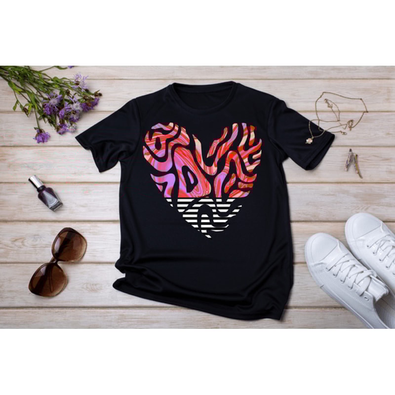 Painting Stripe Hearts Png 0