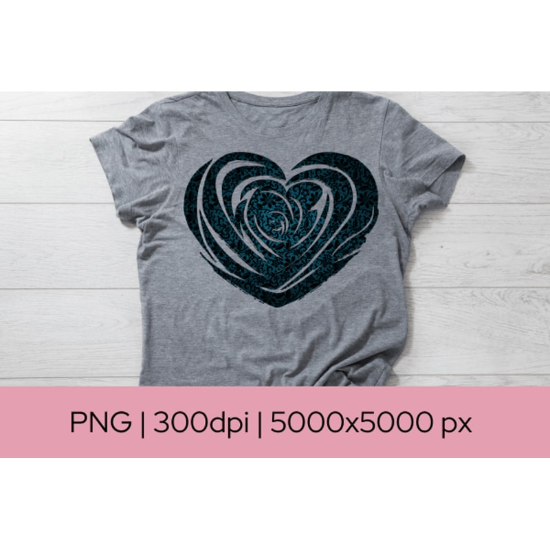 Big Hearts Dark Rose Png 2