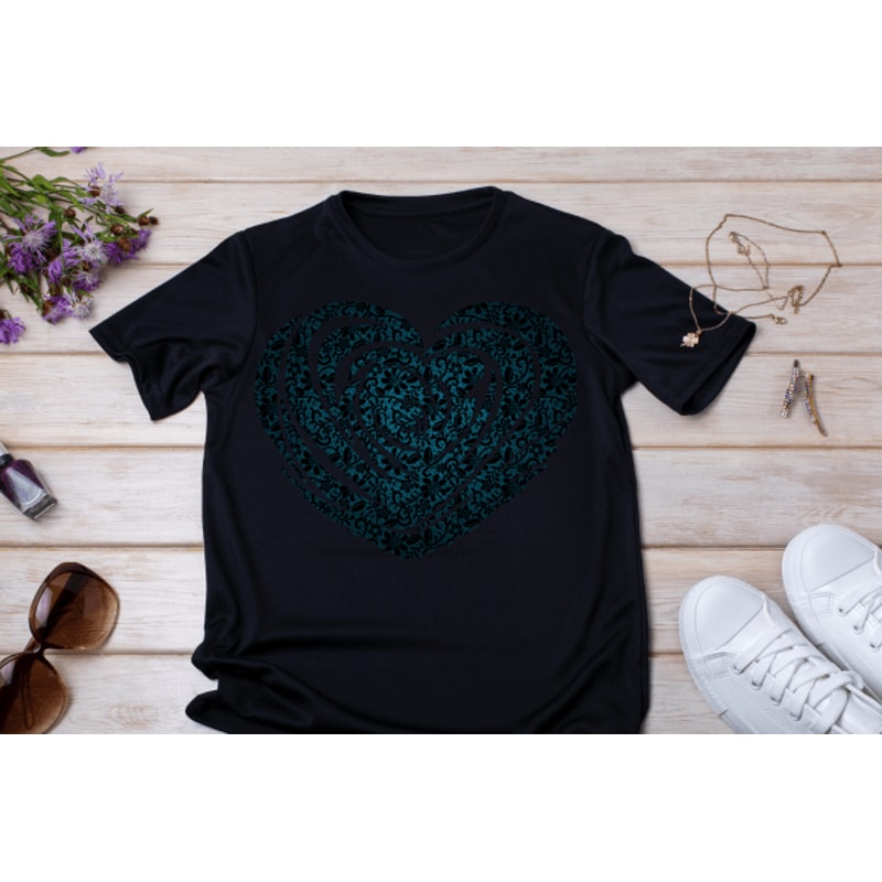 Big Hearts Dark Rose Png 3