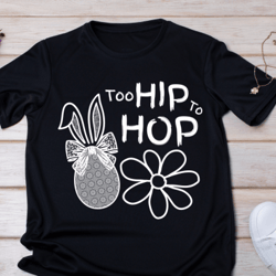 too hip too hop white easter transparent png
