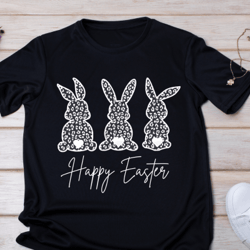 happy easter white easter rabbits transparent png download