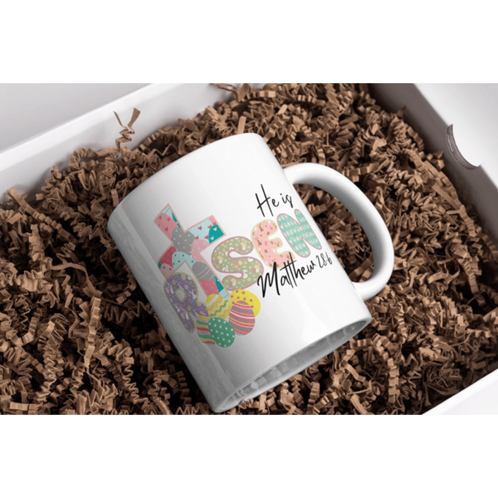 He Is Risen Easter Png Pastel Transparent 1