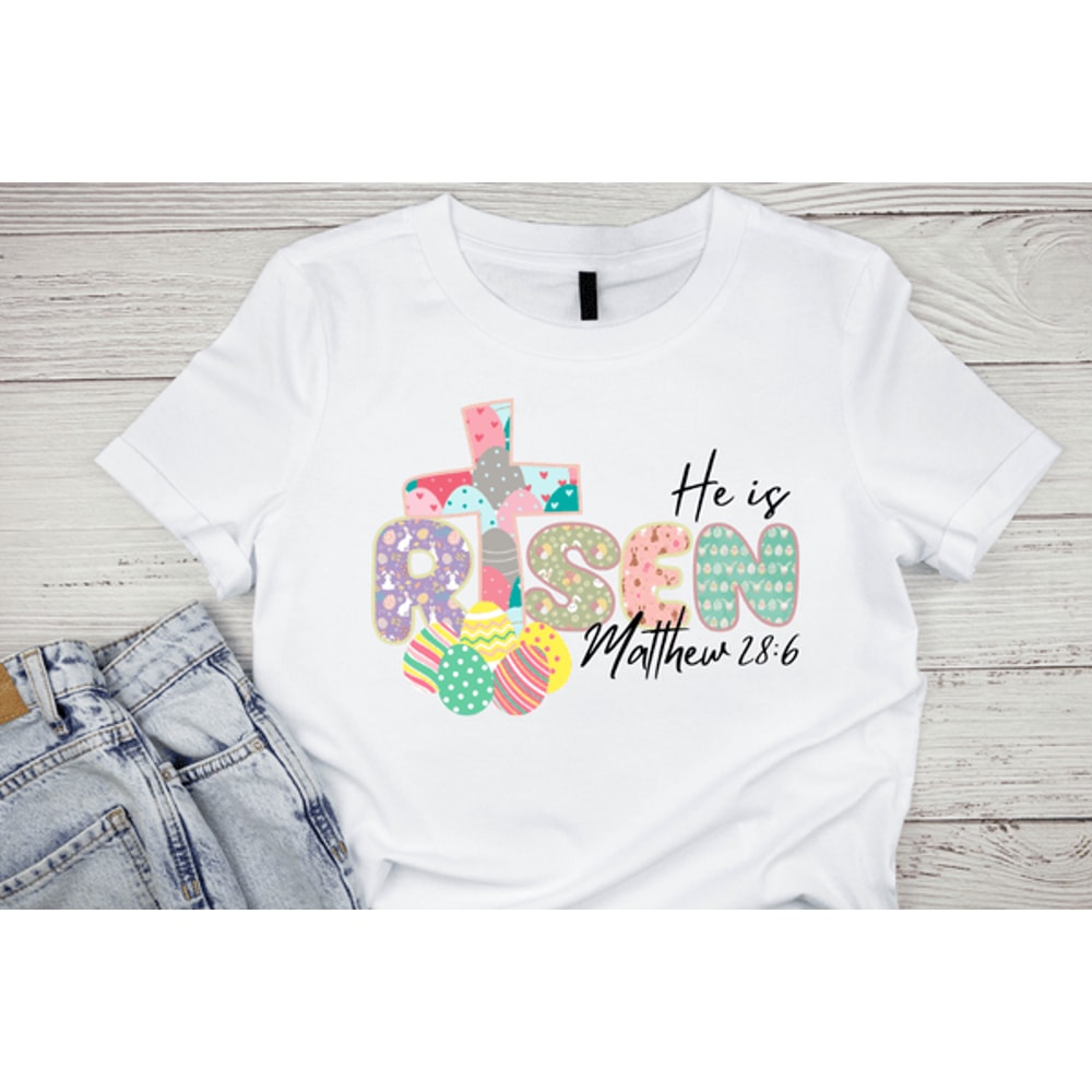 He Is Risen Easter Png Pastel Transparent 3