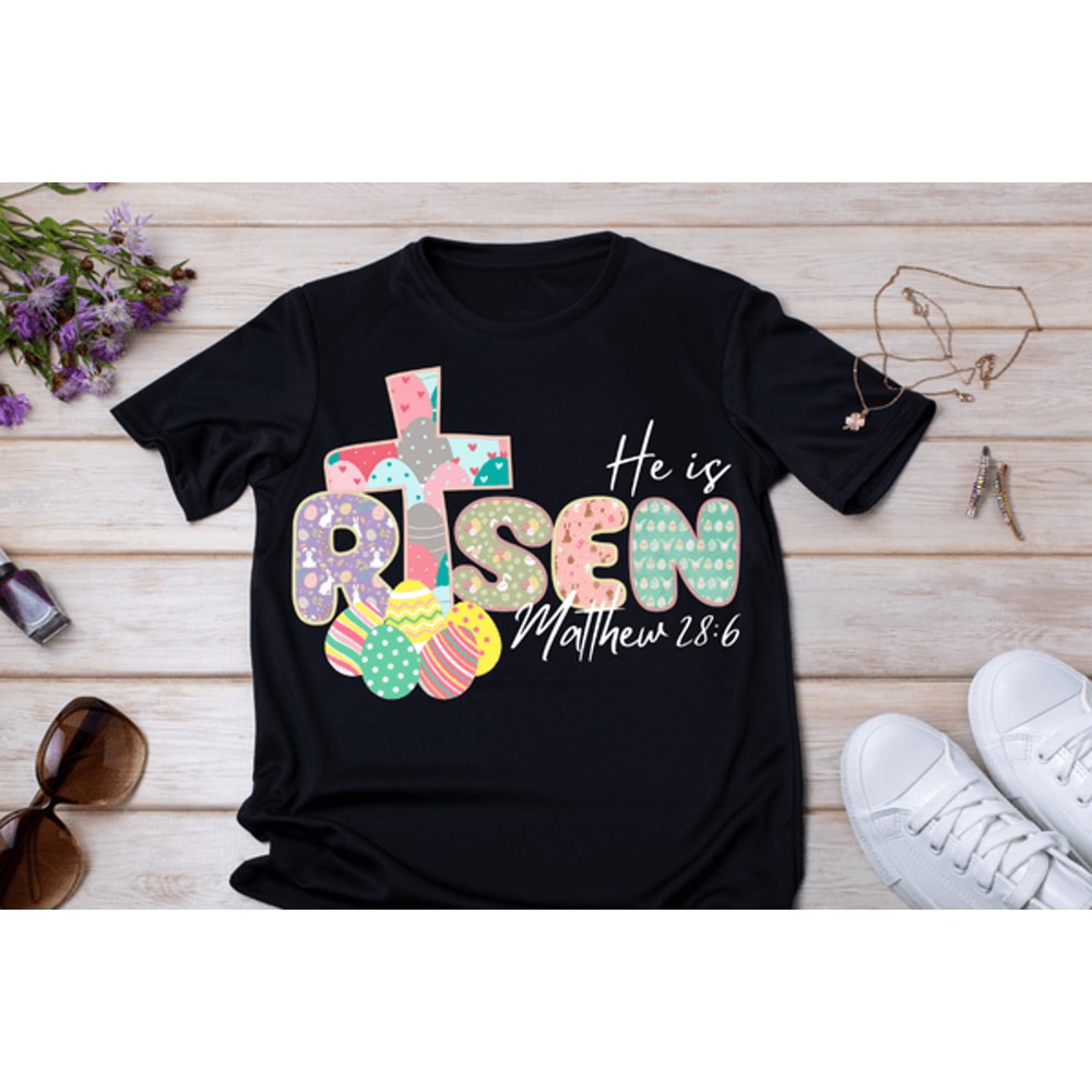 He Is Risen Easter Png Pastel Transparent 0