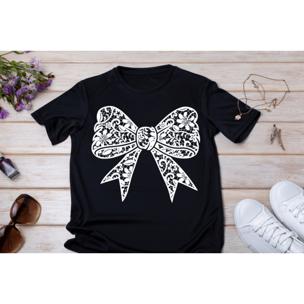 Big Lace Coquette Ribbon Png Download Transparent 0