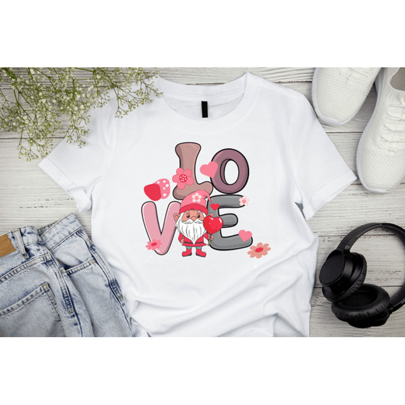 Doodle Love Png Gnomes Love Png Valentines Hearts Gnomes Png 0