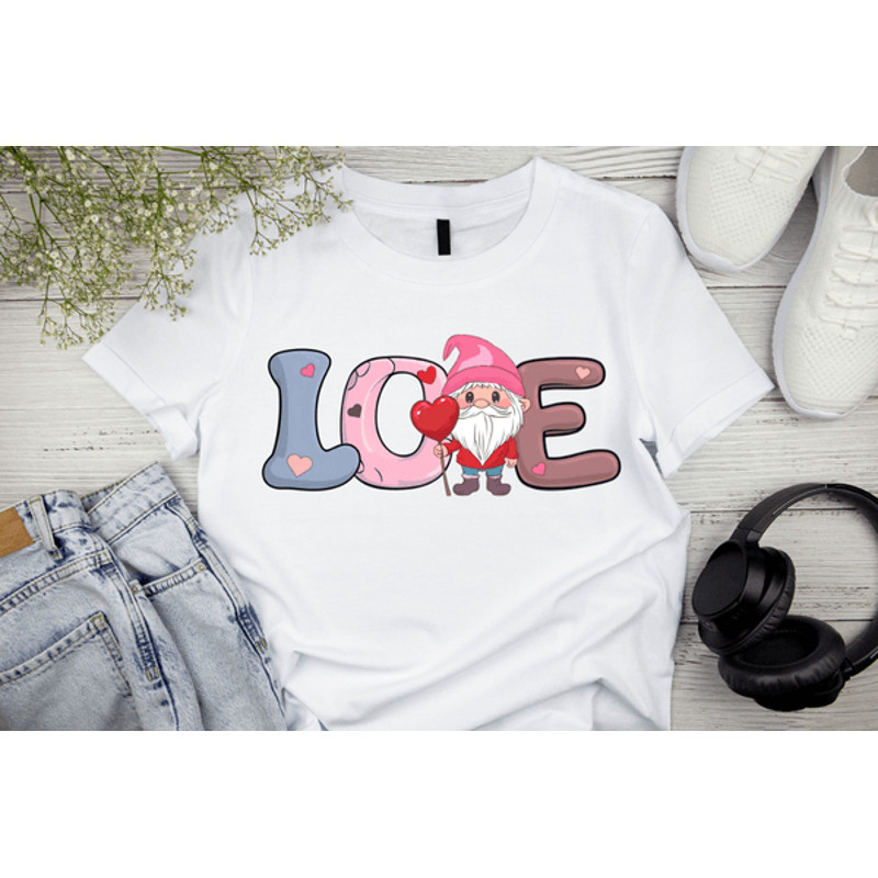 Doodle Love Png Gnomes Love Png Valentines Hearts Gnomes Png Pastel Gnomes Download 0